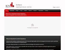 Tablet Screenshot of icsincontrol.co.uk